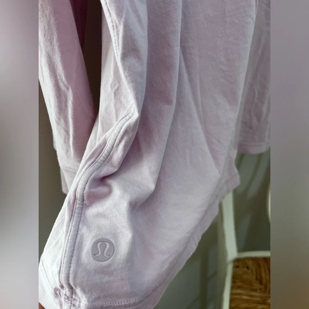 LuLuLemon Light Lavender Long Sleeve tee - Picture 6 of 6